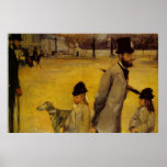 Edgar Degas - Place of Concorde 1875 oil canvas Posters