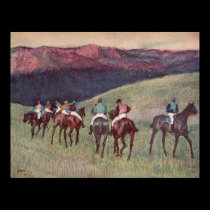 Edgar Degas - Race Horses Training 1894 racehorses posters