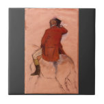 Edgar Degas - Rider with red jacket Tiles