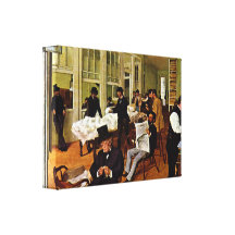 Edgar Degas - The cotton exchange Canvas Prints