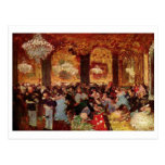 Edgar Degas - théâtre d'huile de Menzell de copie  Cartes Postales