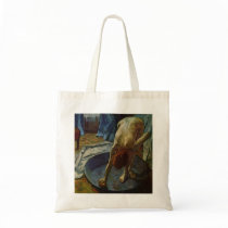 Edgar Degas - Woman in Bathtub Bath Tub Nude 1886 Tote Bags