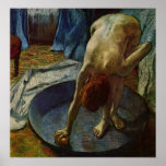 Edgar Degas - Woman in Bathtub Bath Tub Nude 1886 Poster