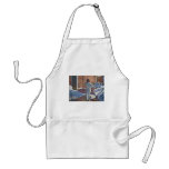 Edgar Degas - Woman @ Toilet 1885 Pastel nude Apron