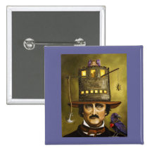 EdgarAllan Poe Pinback Button