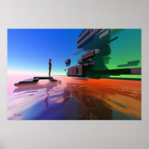 Edge of perception - surreal art print posters