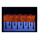 Edge of the Orange Forest Greeting Cards