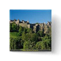 Edinburgh Castle, Scotland Pinback Button