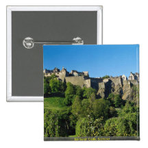 Edinburgh Castle, Scotland Pinback Button