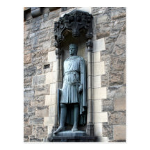 edinburgh castle statue postcards
