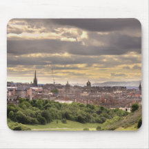 Edinburgh Cityscape Mousepads
