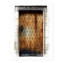 Edinburgh Door Postcard