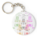 Edison light bulb keychains