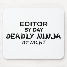 Editor Deadly Ninja by Night Mousepad