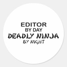 Editor Deadly Ninja by Night Stickers