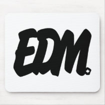 EDM Letters Mouse Pad