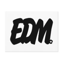 EDM Letters Post Card