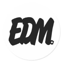 EDM Letters Stickers