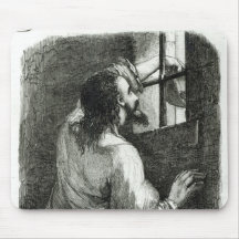 Edmond Dantes imprisoned in the Chateau d'If Mousepad