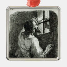 Edmond Dantes imprisoned in the Chateau d'If Ornament