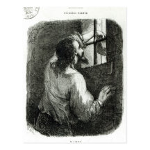 Edmond Dantes imprisoned in the Chateau d'If Post Card