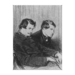 Edmond de Goncourt  and Jules de Goncourt Gallery Wrapped Canvas