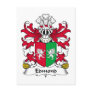 Edmond Family Crest Post Card