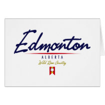 Edmonton Script Greeting Cards
