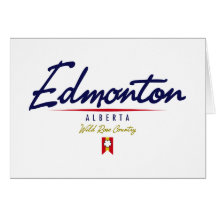 Edmonton Script Greeting Cards
