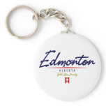Edmonton Script Keychains