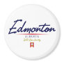 Edmonton Script Refrigerator Magnet