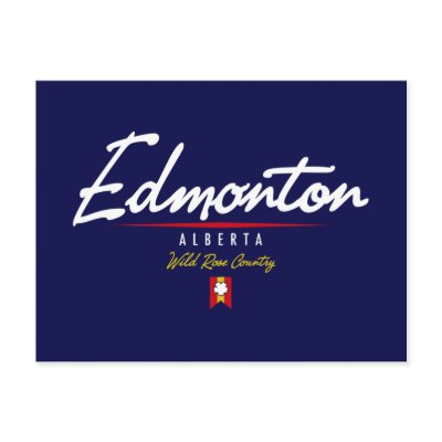 Edmonton Script Postcard by TurnRight