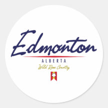Edmonton Script Sticker