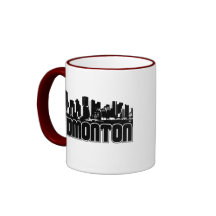 Edmonton Skyline Coffee Mugs