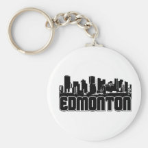 Edmonton Skyline Keychain