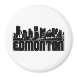 Edmonton Skyline Fridge Magnet