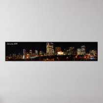 Edmonton skyline Pano Poster