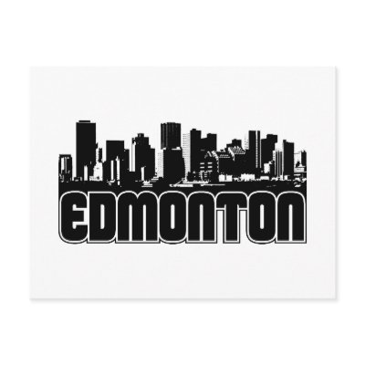 Edmonton Skyline Postcards by TurnRight