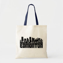 Edmonton Skyline Tote Bag