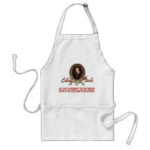 Edmund Burke Quote: Evil Triumphs Apron