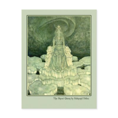 Edmund Dulac Illustration from The Snow Queen Post Card by CustomizeACard
