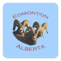 Ednton, Alberta Square Sticker