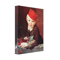 edouard Manet - Boy with the Cherries Canvas Print