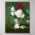 Edouard Manet - Still Life Vase with Peonies Posters