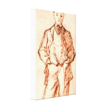 Edouard Manet - Study of a boy Stretched Canvas Print