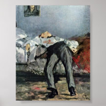 edouard Manet - The Suicide [The Suicided Man] Poster
