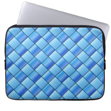 Édredon bleu trousse ordinateur
