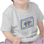 Édredon de Rhinocerous d'Indien T-shirt