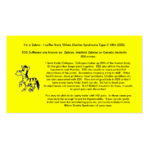 EDS Awareness Cards Business Card