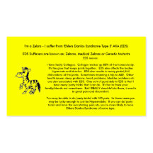 EDS Awareness Cards Business Card
